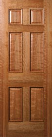 6 Panel Colonial Cherry Door