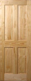 4 Panel Clear Pine Door