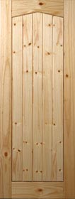 Cottage Knotty Pine Door