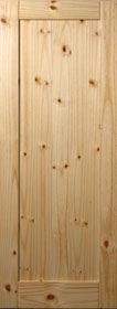 Shaker Knotty Pine Door