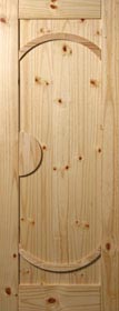 Shaker B Knotty Pine Door