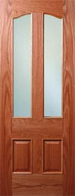 Long Wexford Red Oak Door