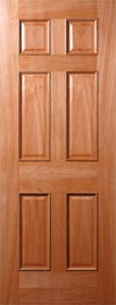 6 Panel Steamed Beech Door