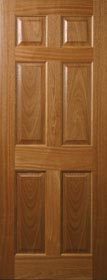 6 Panel Standard White Oak Door