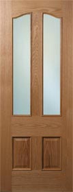 Long Wexford White Oak Door